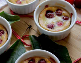 Clafoutis aux cerises sans gluten lait oeuf
