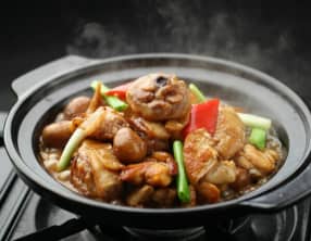 Blanquette de poulet aux champignons