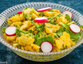 Salade de chou fleur au thon et à l’avocat