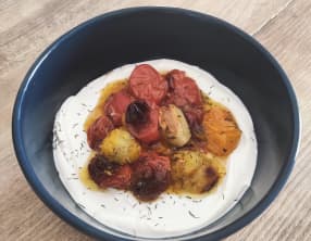 Chaud-froid de tomates cerise