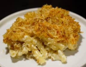 Gratin de pâtes à la fourme d'Ambert