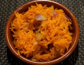 Carottes râpées vinaigrette balsamique