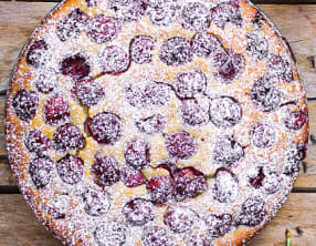 Gâteau cerises et ricotta