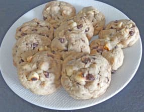 Cookies chocolat-noisettes