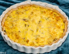 Tarte aux côtes de blettes et au poulet