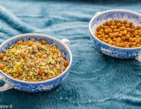 Houmous et pois chiches croustillants