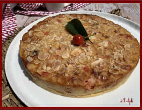 Gâteaux aux cerises et amandes