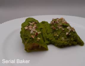 Cannelloni de poireau sauce verte