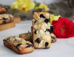 Financiers aux myrtilles au Cake Factory