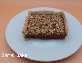 Tarte cassis-chocolat