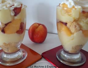 Trifle aux nectarines