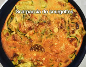 Scarpaccia de courgettes