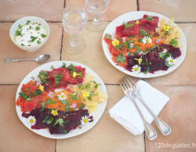 Carottes multicolores au fenouil