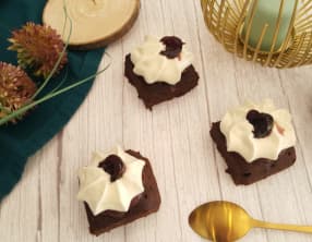 Brownie façon fôret noire