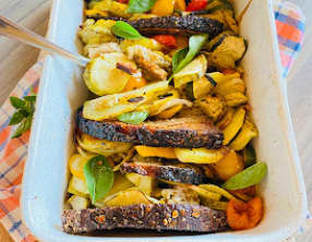 Tian de légumes d’été au pain rassis