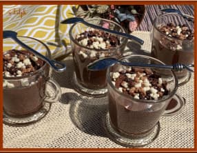 Mousse au chocolat noir de Sao Tomé