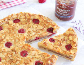 Tarte amande framboise façon Bakewell