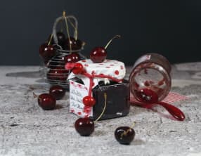 Confiture de cerises au miel
