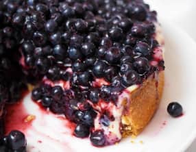 Tarte aux myrtilles façon Cédric Grolet