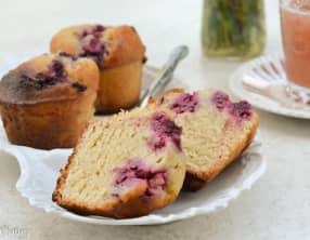Financiers pistache framboise