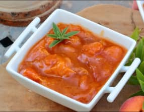 Compote d'abricots à la verveine citronnelle