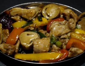 Sauté de poulet asiatique aux poivrons