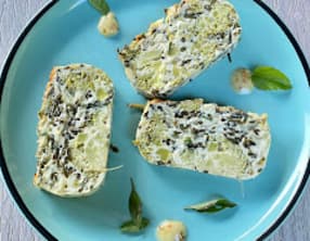 Flan de brocoli iodé aux salicornes