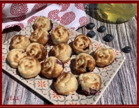 Financiers aux myrtilles