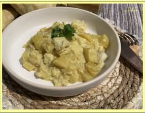 Curry de poisson au lait de coco