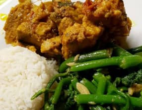 Cari d'espadon au combava réunionnais