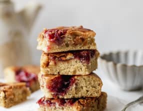 Gâteau moelleux vegan façon PBJ