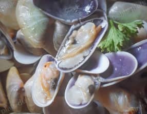 Tellines en marinière