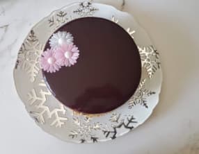 Entremets chocolat-caramel