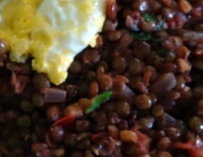 Lentilles façon risotto à la tomate de Simone Zanoni