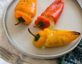 Mini-poivrons farcis à la feta