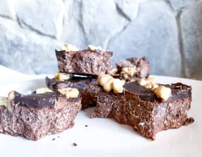 Brownie glacé cru et vegan