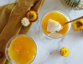 Mousse façon blanc manger