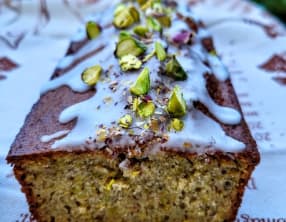 Cake à la pistache et fleur d’oranger