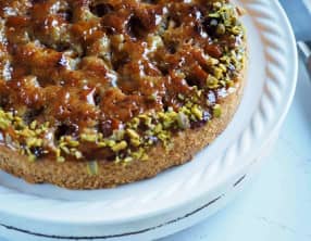 Tarte Mirabelle Pistaches et Amandes