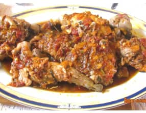 Lapin à la basquaise