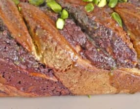 Babka pistache et chocolat