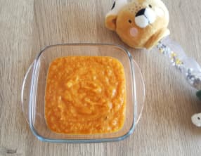 Petit pot poivrons, maïs et tomate