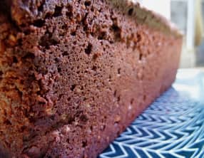 Cake au chocolat et vin rouge