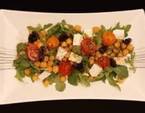 Salade Grecque de pois chiches et feta