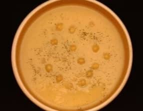 Soupe chaude de pois chiches