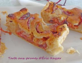 Tarte aux prunes d'Éric Kayser