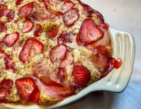 Mon clafoutis aux fraises