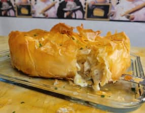 Tourte filo de chou-fleur au curry