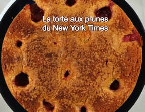 La torte aux prunes du New York Times