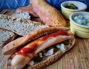 Pain à hot dog healthy